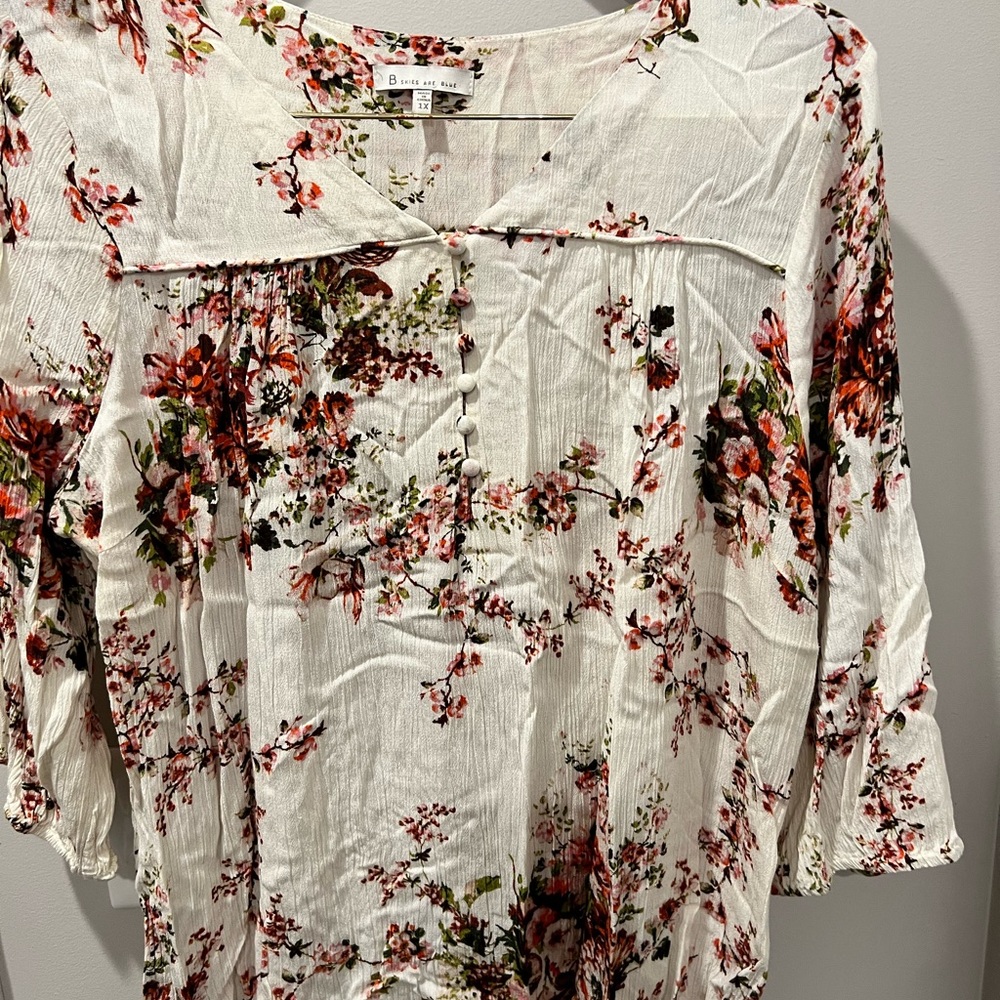 Skies are Blue Blouse